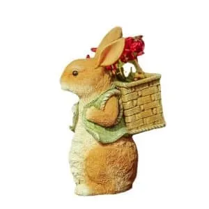 Outdoor garden resin cartoon rabbit landscape sculpture