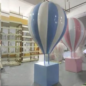 Life size resin hot air balloon Fiberglass Sculpture