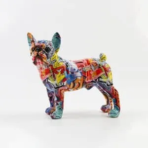 Resin French Bulldog figurines sculpture