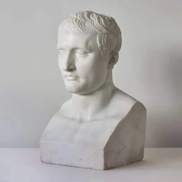 屋外の石の頭部大理石の胸像の彫像の等身大の頭部 - Sculptureshome