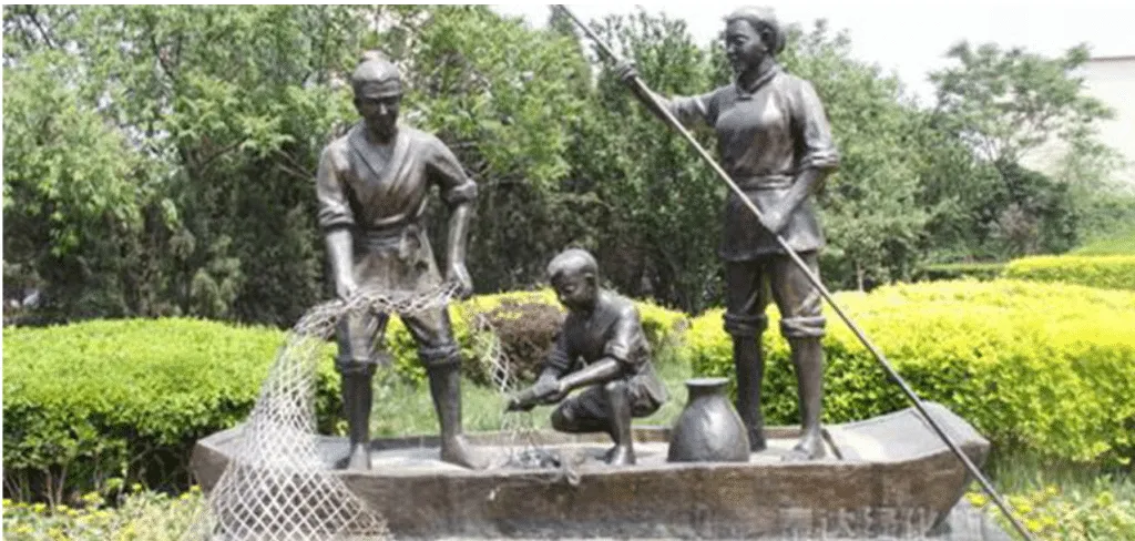 Chinese Fisherman Statue 6 image 6