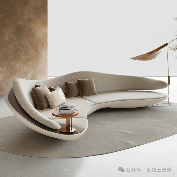 Creative Irregular-Shaped Sofa | Custom 3D-Printed Furniture - 画像 (2)
