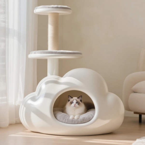 Irregular-Shaped Cat House | 3D-Printed Furniture - Imagen 5