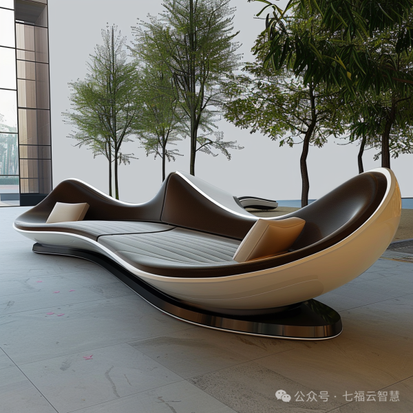 Creative Irregular-Shaped Sofa | Custom 3D-Printed Furniture - 画像 (6)