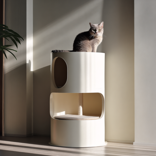 Irregular-Shaped Cat House | 3D-Printed Furniture - Imagen 7